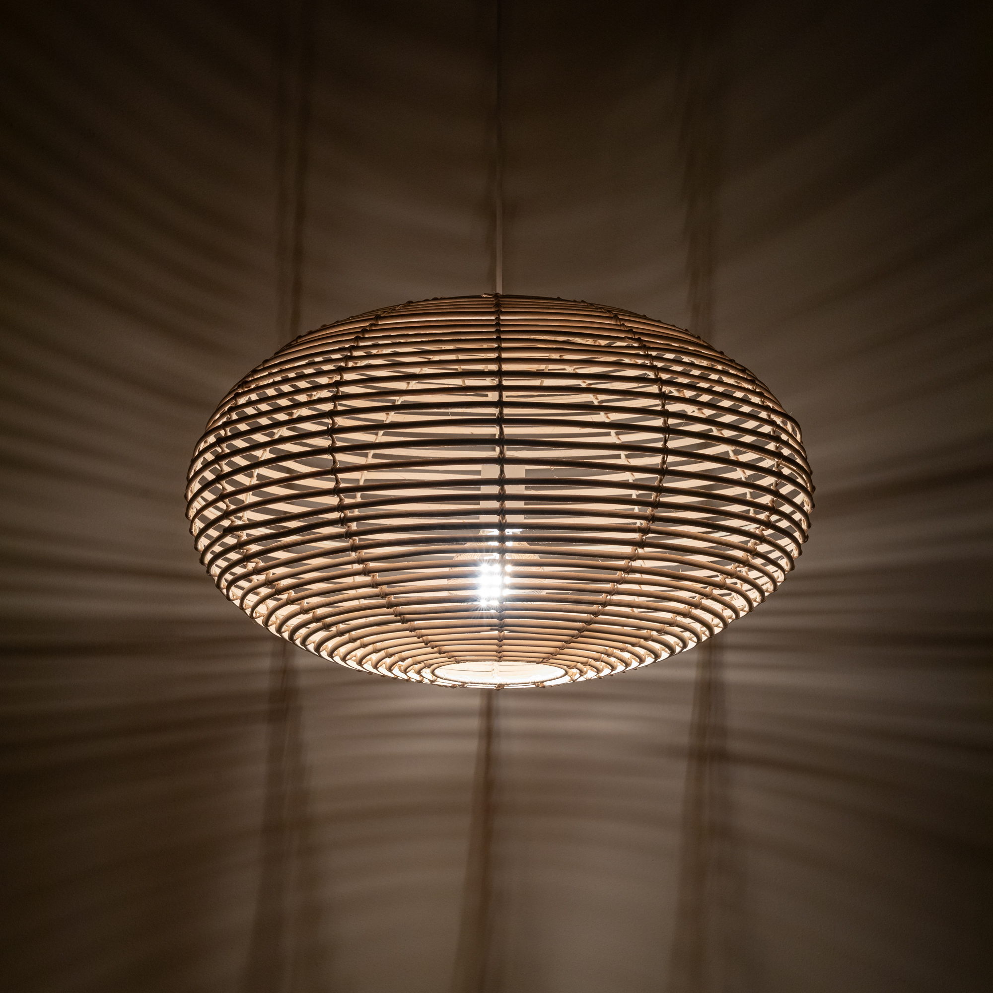 Lampa wisząca RATTAN M Naturalne drewno 11154 - Nowodvorski - obrazek 2