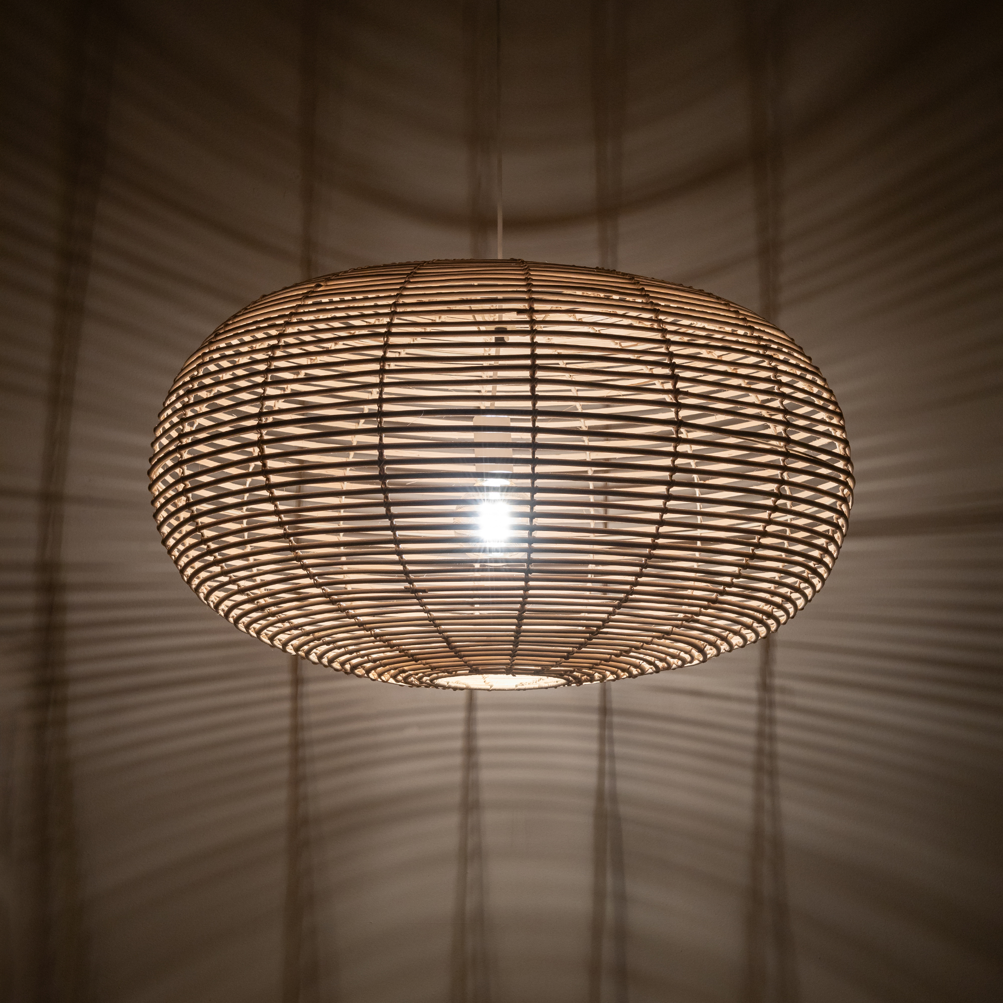 Lampa wisząca RATTAN L Naturalne drewno 11155 - Nowodvorski - obrazek 2