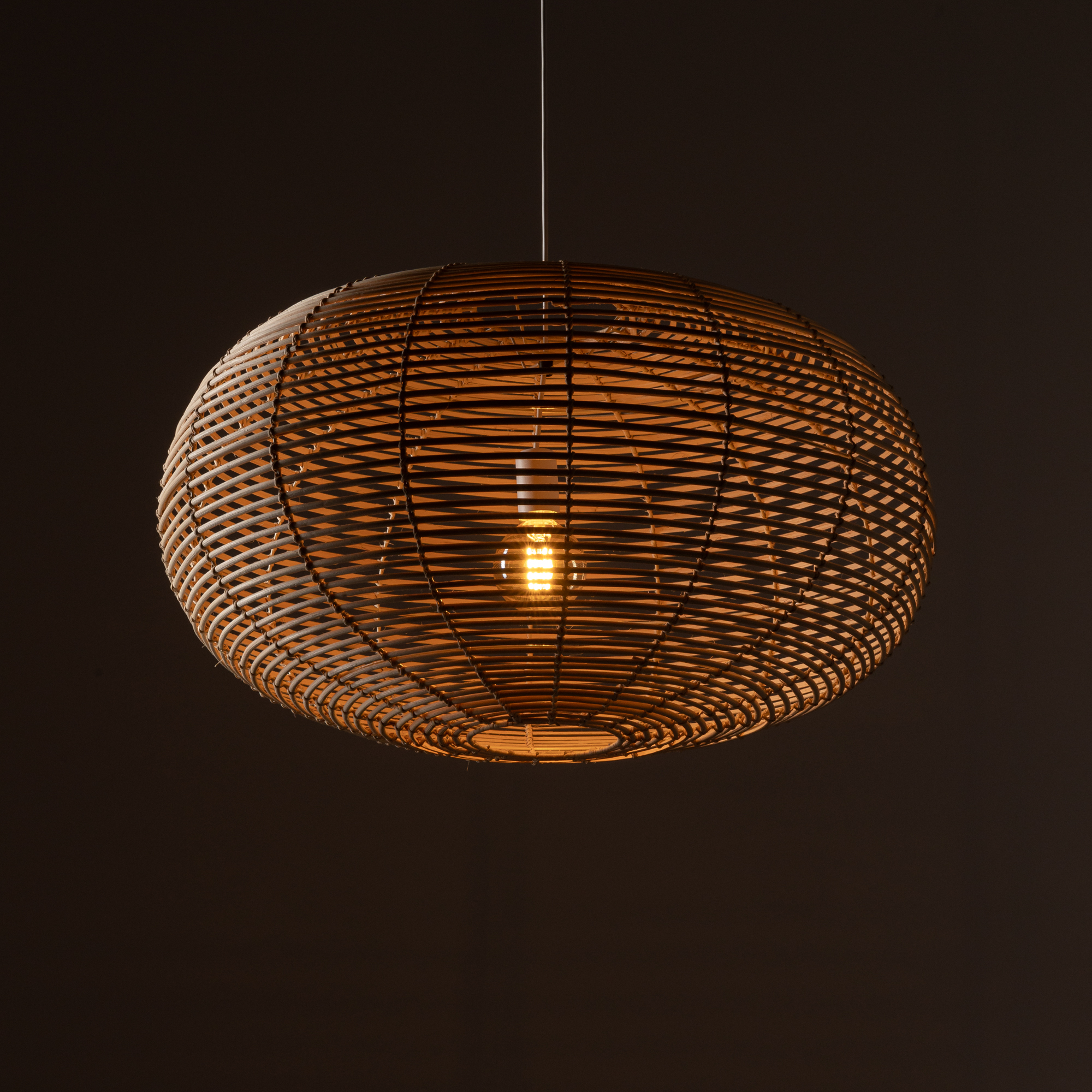 Lampa wisząca RATTAN L Naturalne drewno 11155 - Nowodvorski - obrazek 3