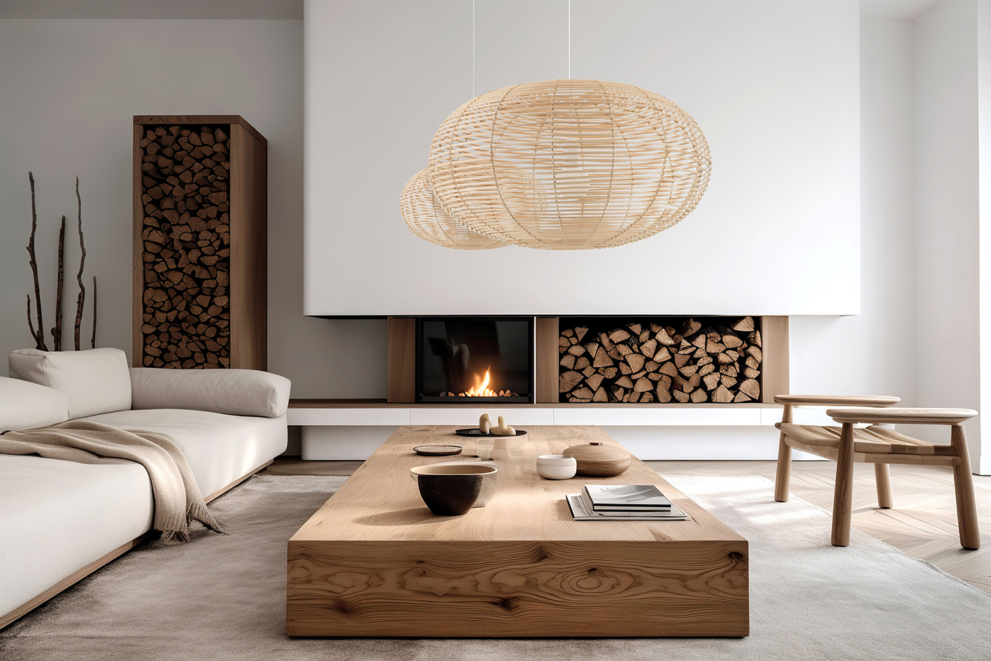 Lampa wisząca RATTAN L Naturalne drewno 11155 - Nowodvorski - obrazek 10