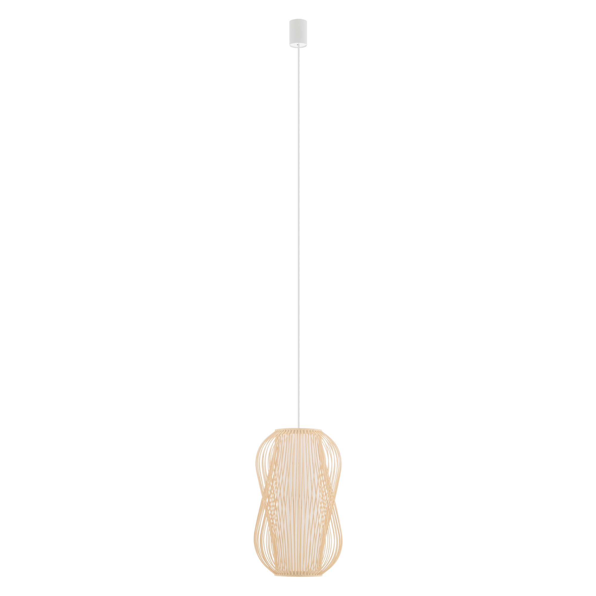 Lampa wisząca PUKET M Naturalne drewno 11161 - Nowodvorski