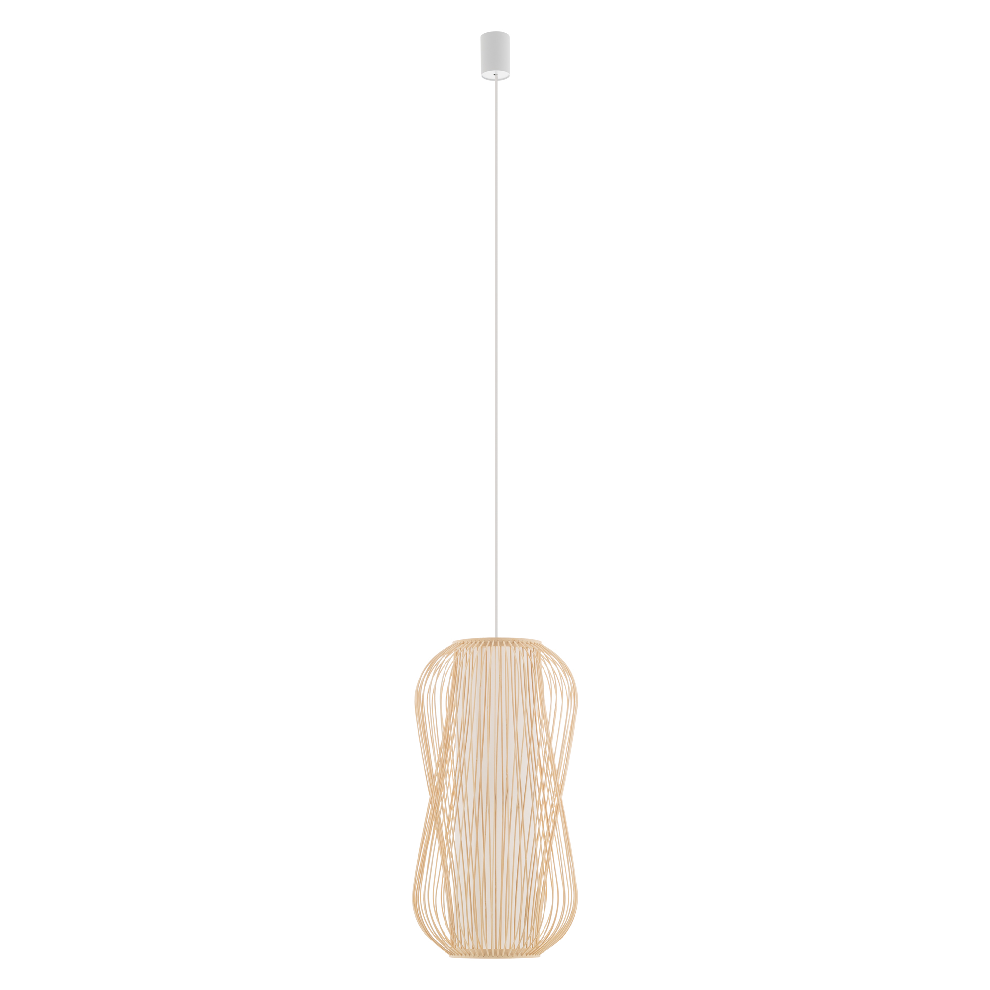 Lampa wisząca PUKET L Naturalne drewno 11162 - Nowodvorski