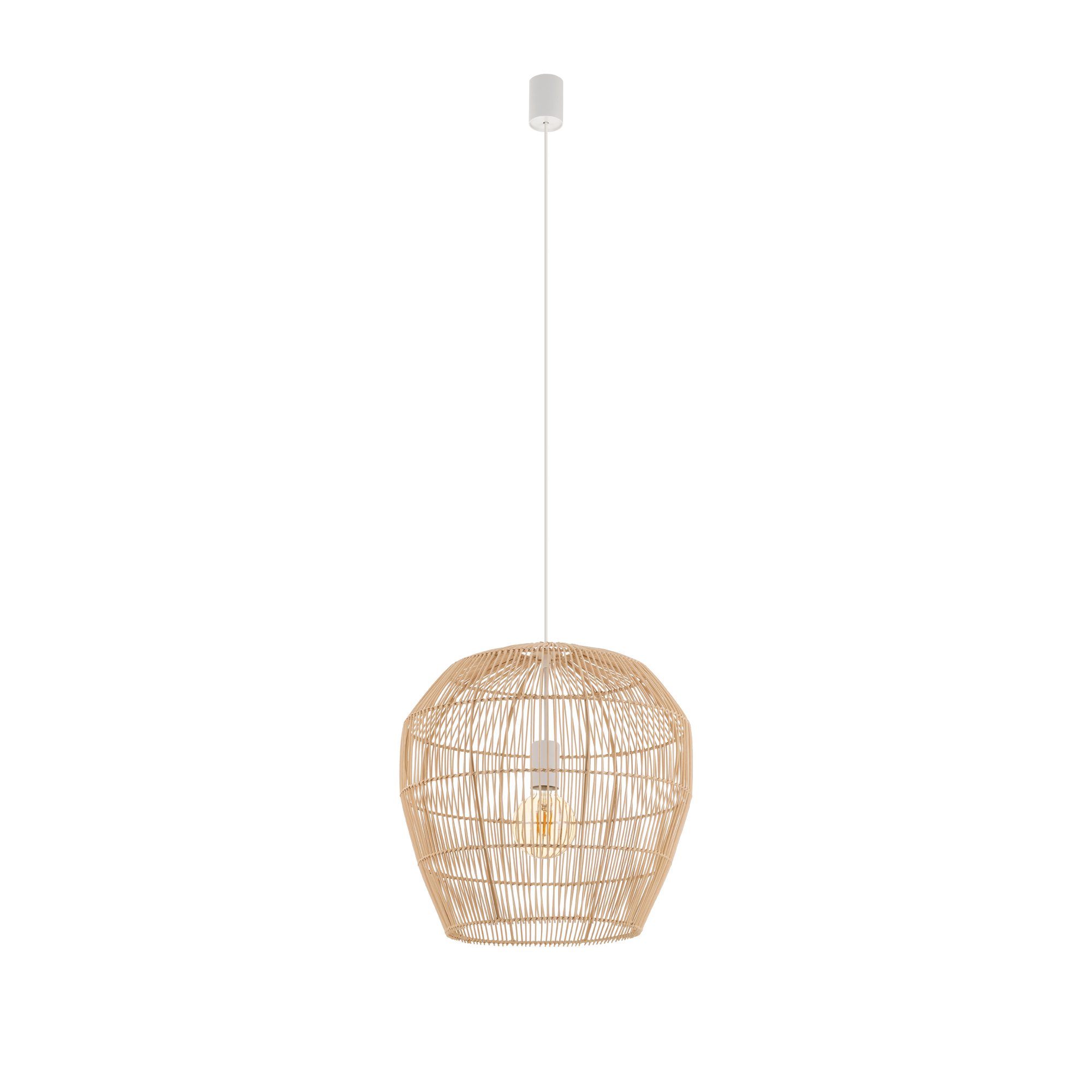 Lampa wisząca HAITI S Naturalne drewno 11163 - Nowodvorski