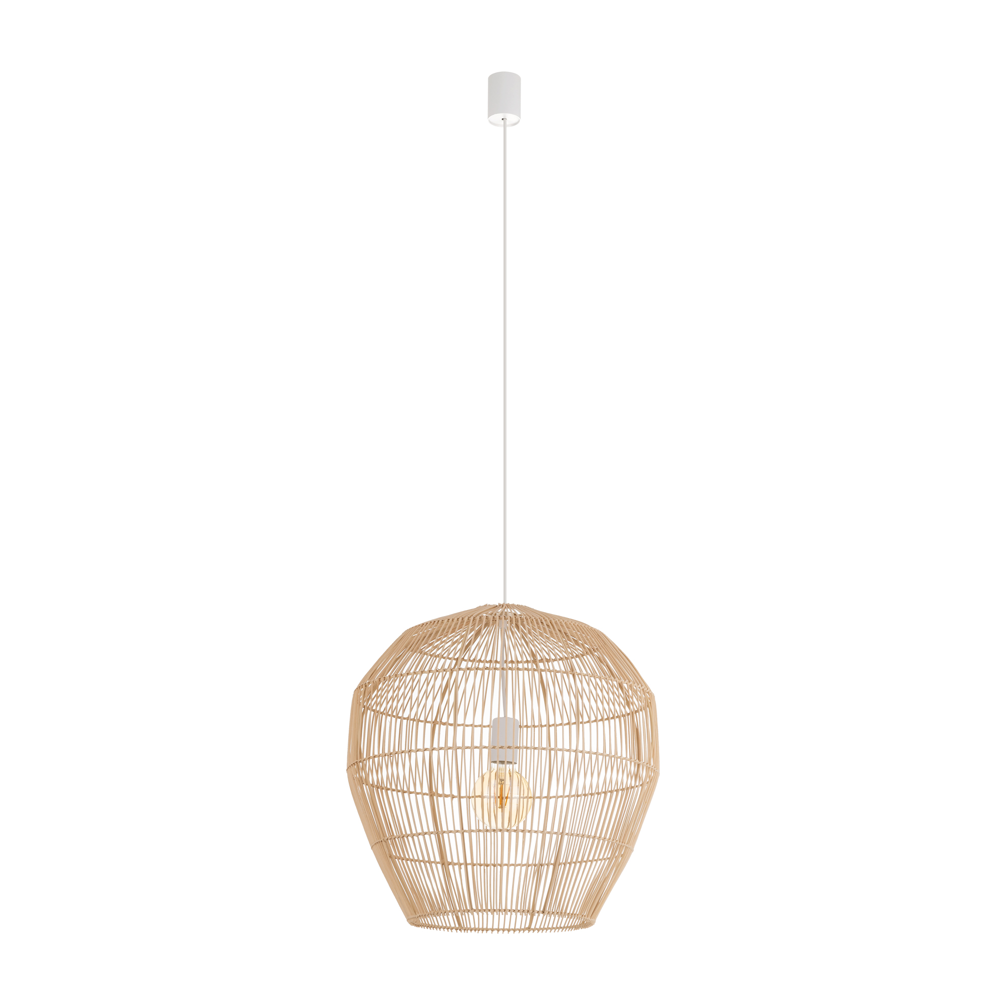 Lampa wisząca HAITI M Naturalne drewno 11164 - Nowodvorski