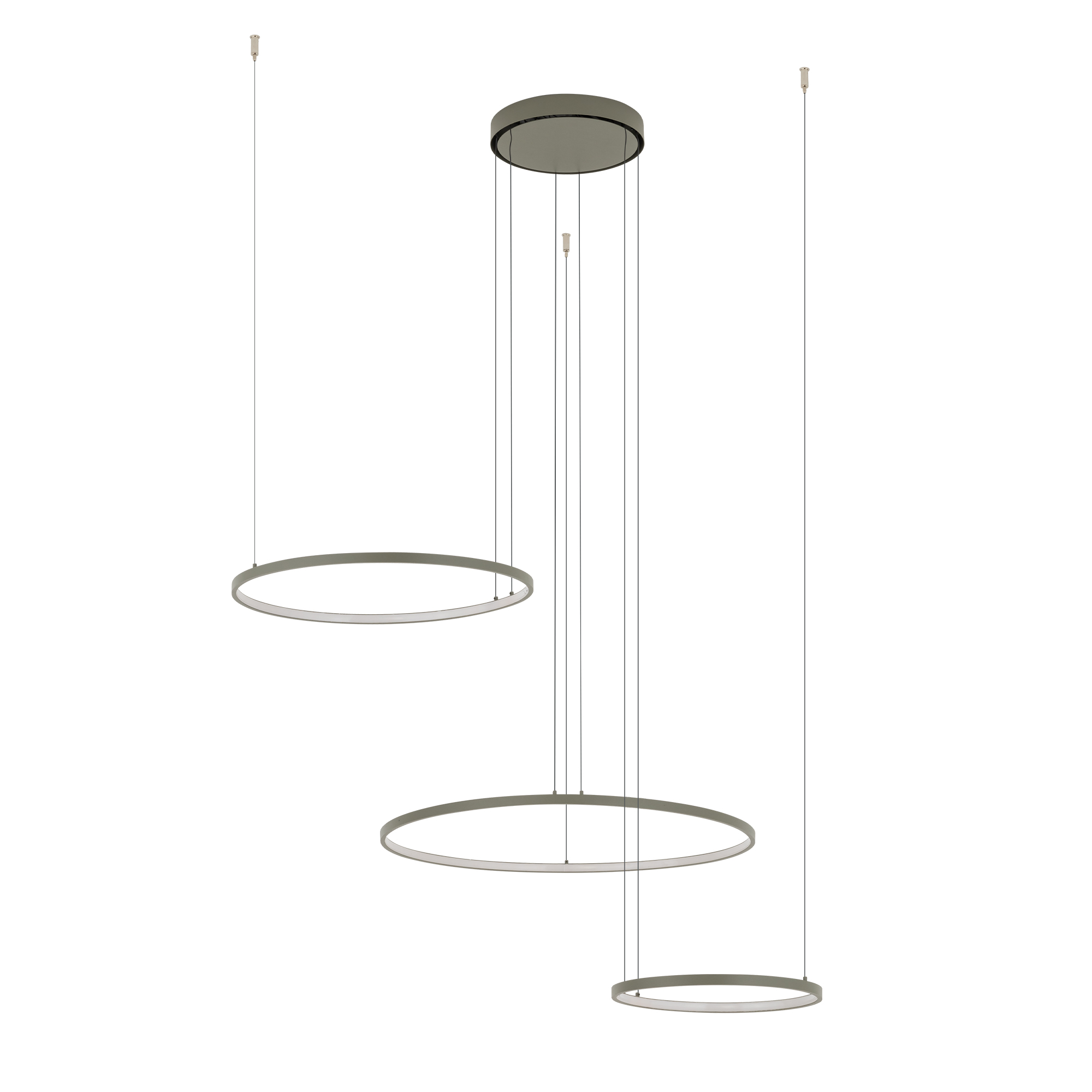 Lampa wisząca CIRCOLO LED Silk olive 11398 - Nowodvorski