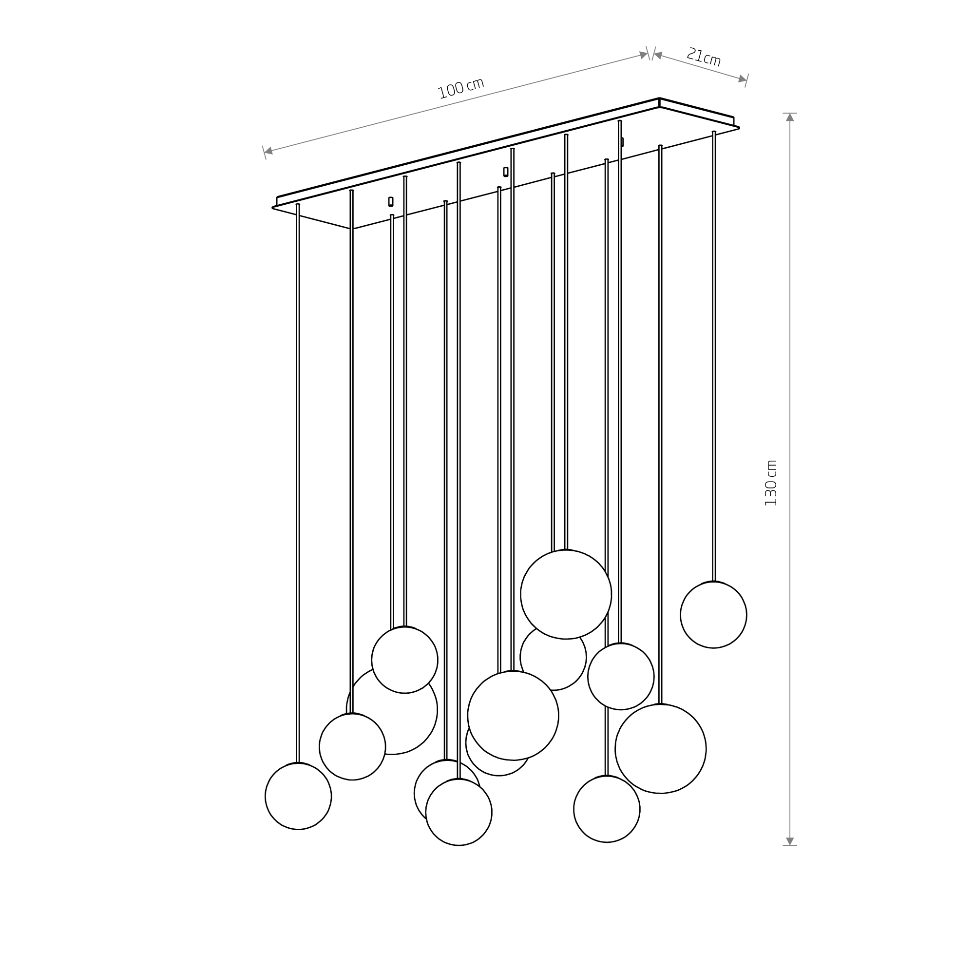 Lampa wisząca SNOWBALL Czarny 11408 - Nowodvorski - obrazek 5