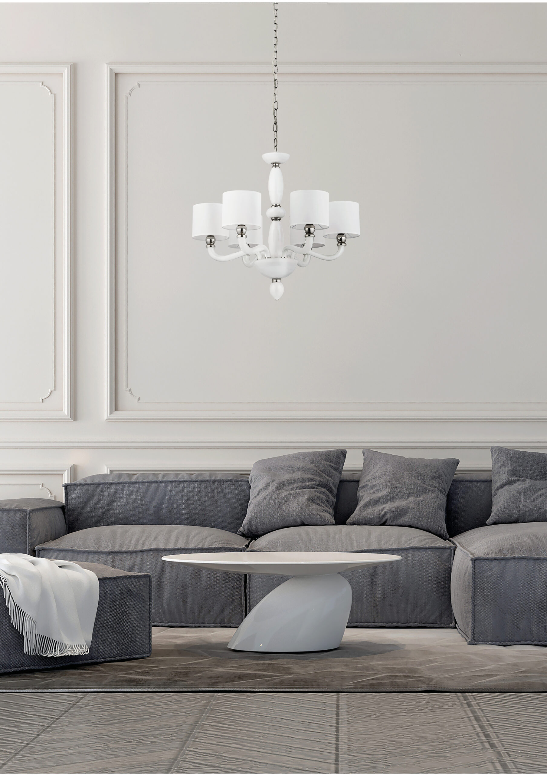 Lampa wisząca NEWPORT Biały 8156 - Nowodvorski - obrazek 5