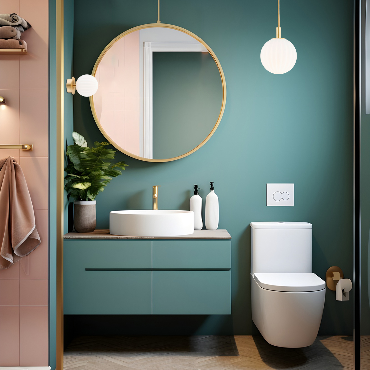 Kinkiet/plafon mniejszy PALOMA 8504 - Argon - obrazek 3