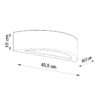 Kinkiet ceramiczny ATENA szary SL.0873 - Sollux - obrazek 4