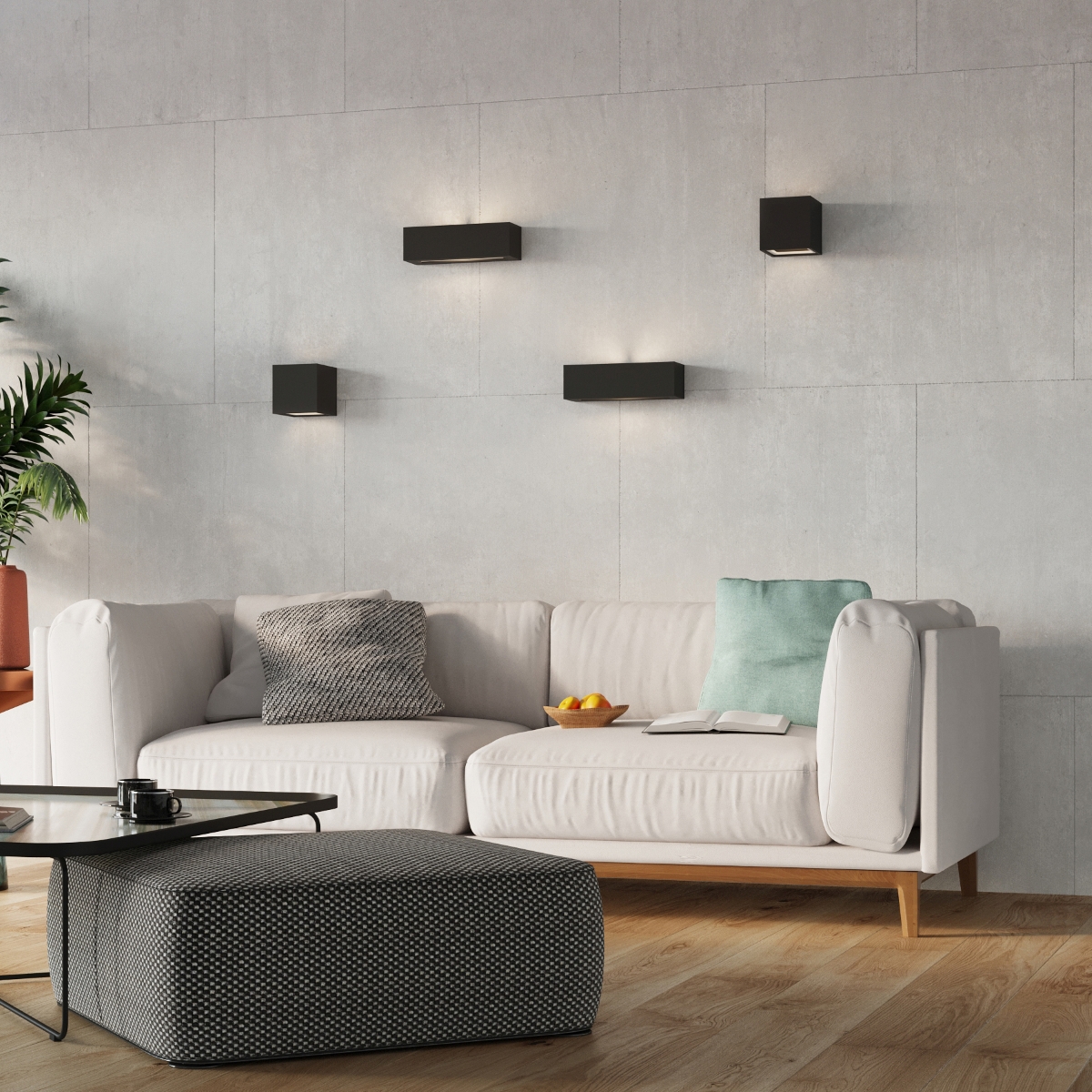 Kinkiet ceramiczny LEO czarny SL.0872 - Sollux - obrazek 6