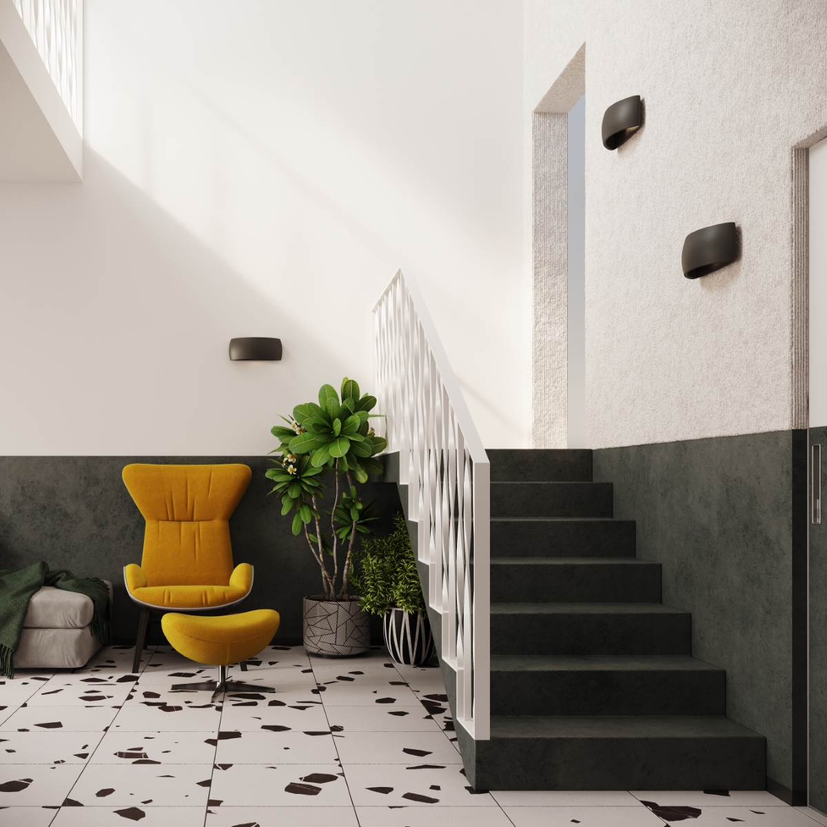 Kinkiet ceramiczny PONTIUS czarny SL.0876 - Sollux - obrazek 6