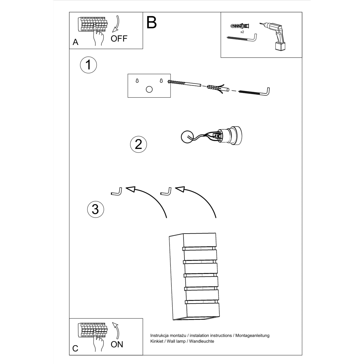 Kinkiet ceramiczny SAMIR SL.0161 - Sollux - obrazek 6