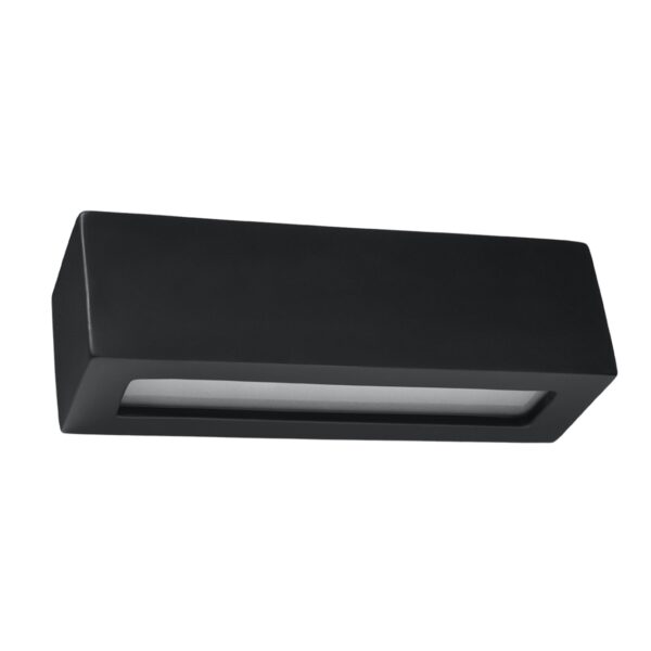 Kinkiet ceramiczny VEGA czarny SL.0878 - Sollux