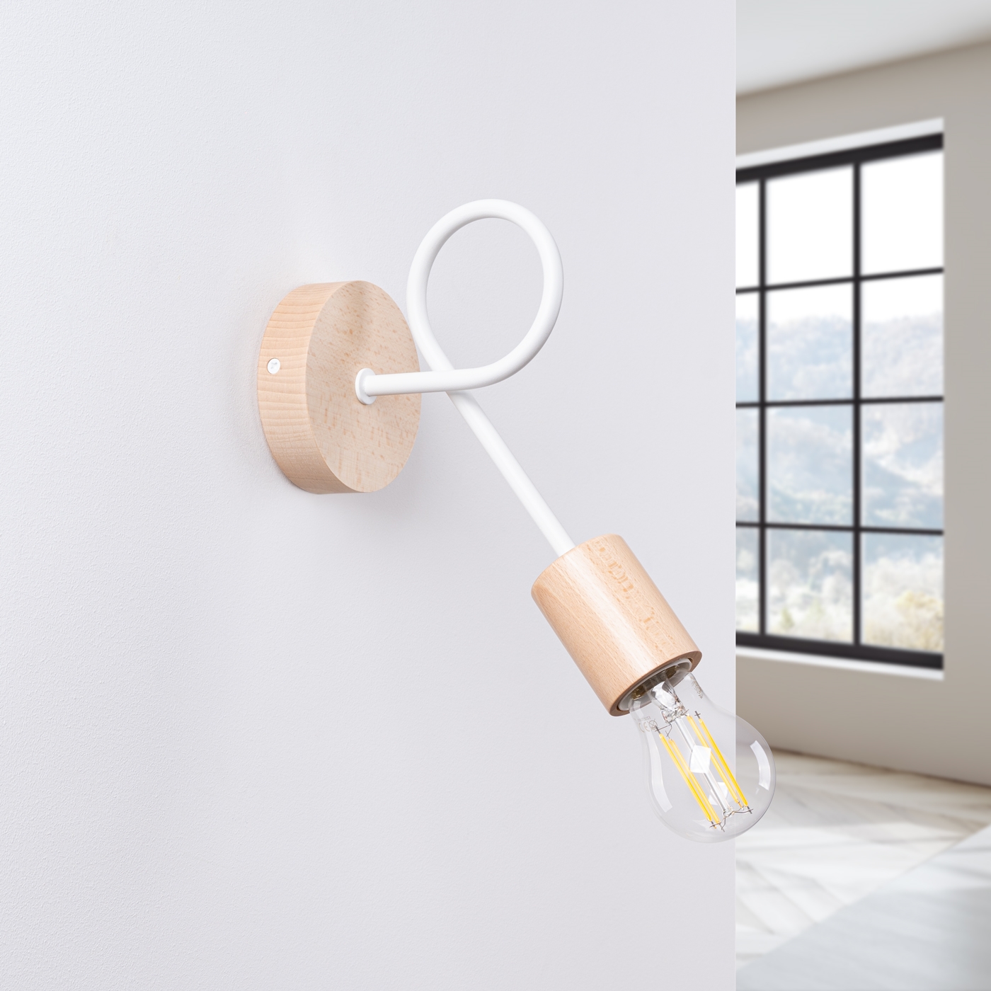 Kinkiet EMBER biały SL.1473 - Sollux - obrazek 2