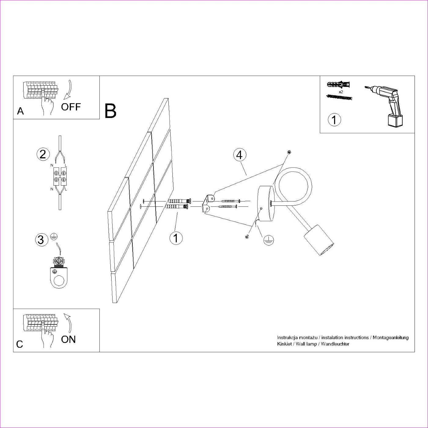 Kinkiet EMBER biały SL.1473 - Sollux - obrazek 11