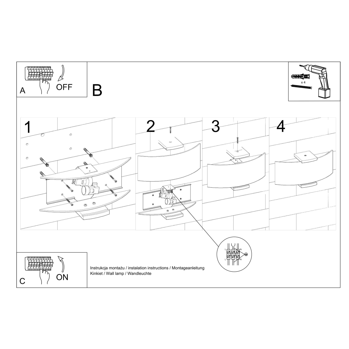 Kinkiet EMILIO SL.0185 - Sollux - obrazek 5