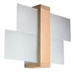 Kinkiet FENIKS 1 naturalne drewno SL.0077 - Sollux