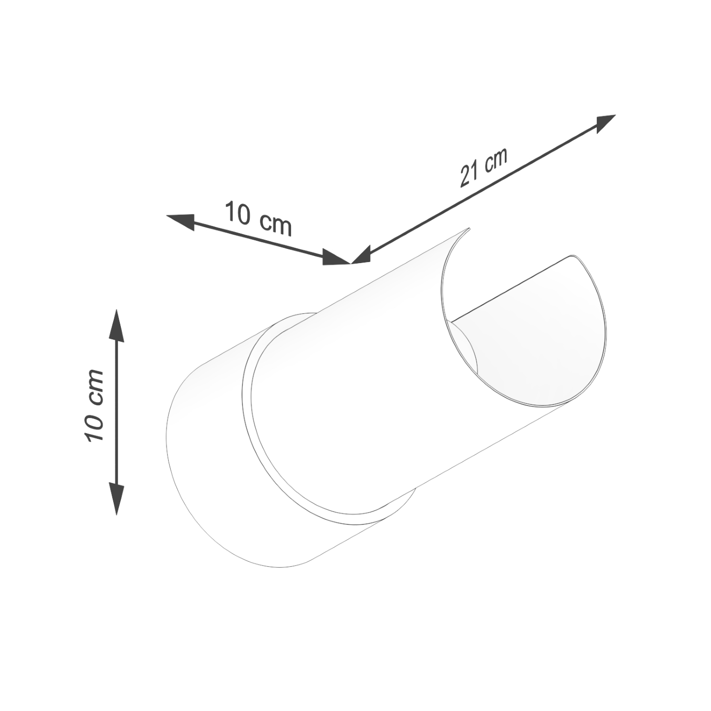 Kinkiet FLASH biały SL.1676 - Sollux - obrazek 8