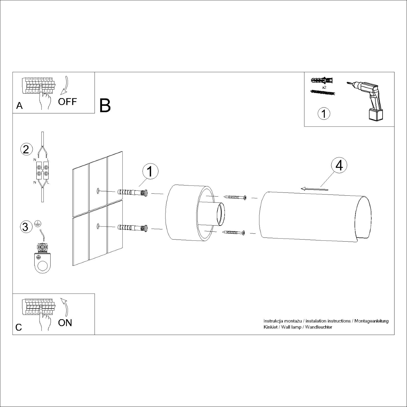 Kinkiet FLASH biały SL.1676 - Sollux - obrazek 9
