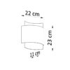 Kinkiet IMPACT czarny SL.0858 - Sollux - obrazek 5