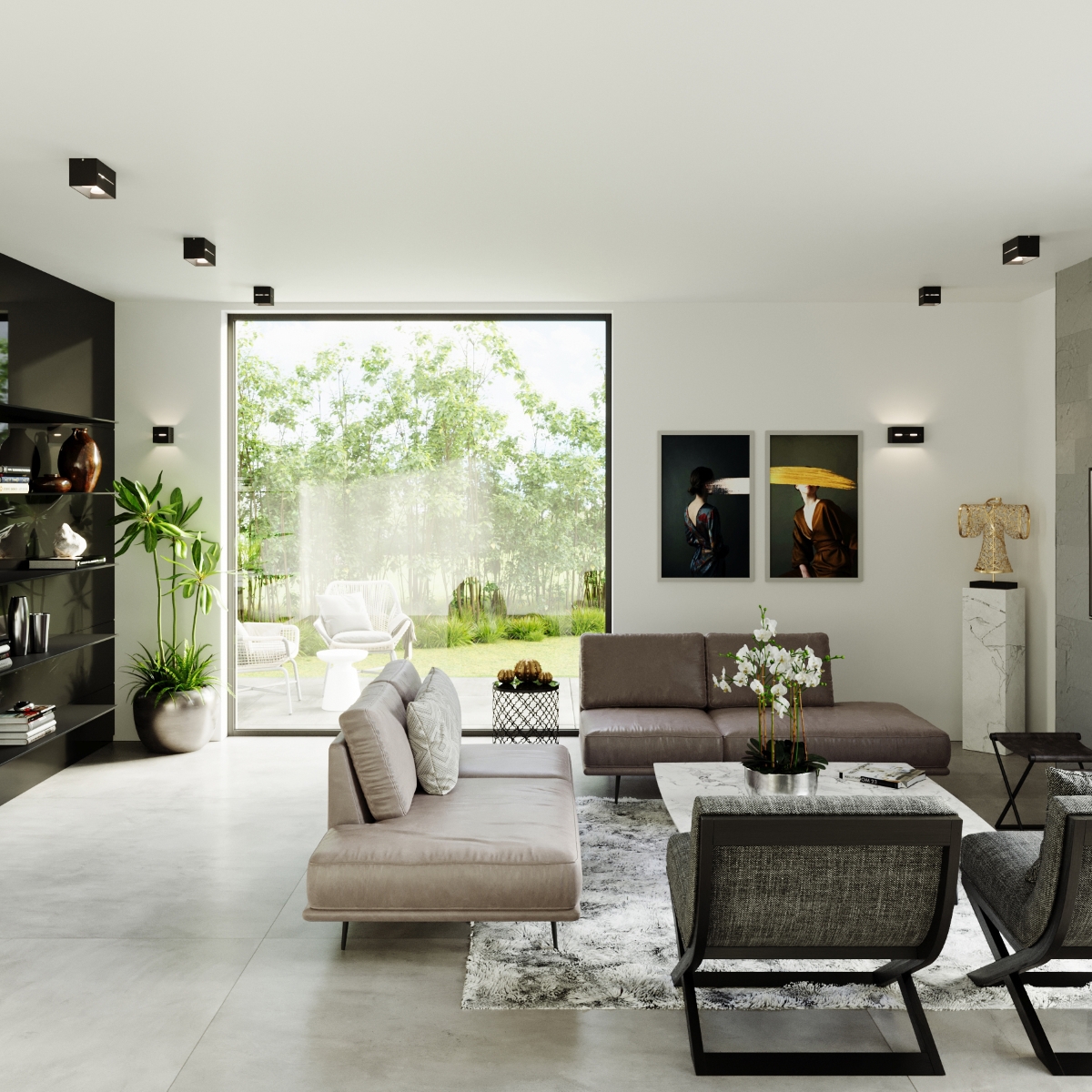 Kinkiet LOBO czarny SL.0204 - Sollux - obrazek 8