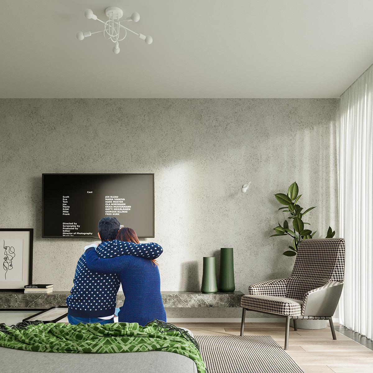 Kinkiet LOOP biały SL.1430 - Sollux - obrazek 7