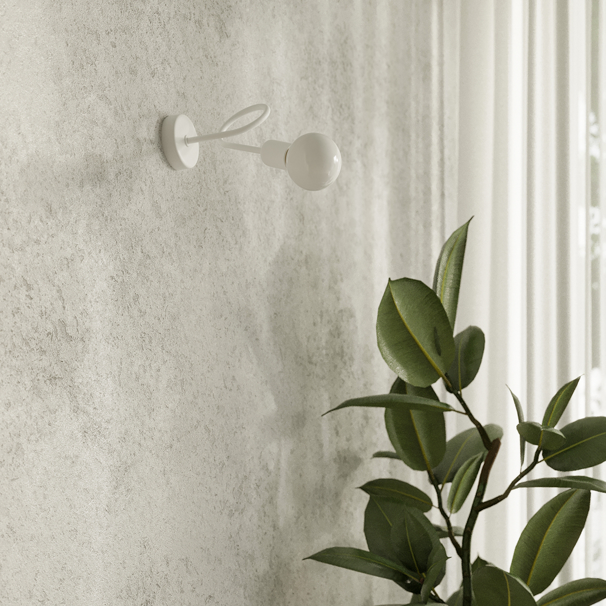 Kinkiet LOOP biały SL.1430 - Sollux - obrazek 8