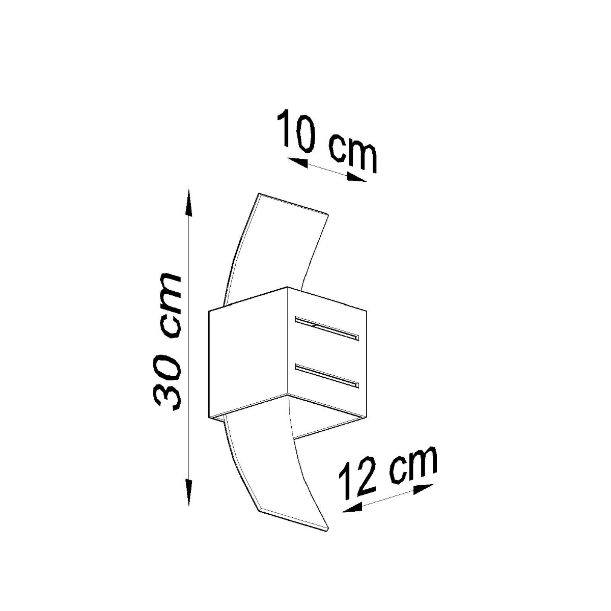 Kinkiet LORETO biały SL.0203 - Sollux - obrazek 6