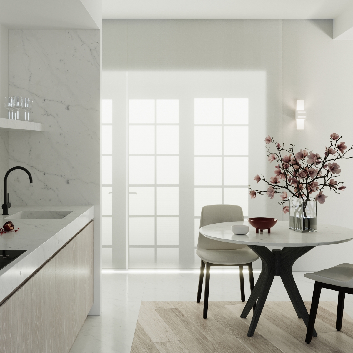 Kinkiet LORETO biały SL.0203 - Sollux - obrazek 8