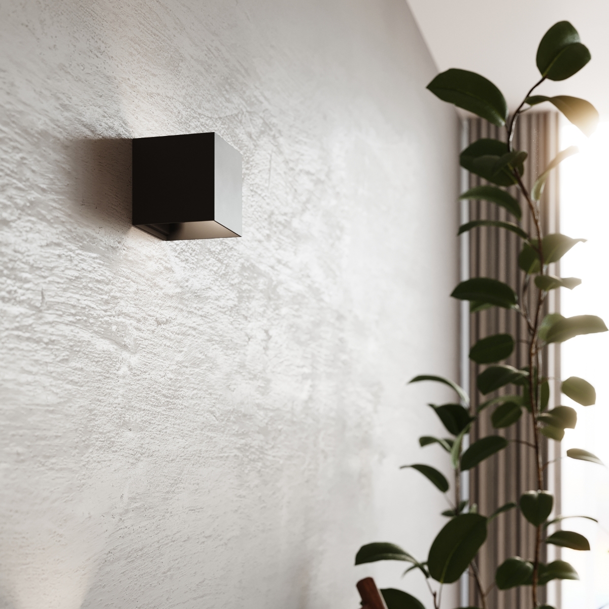 Kinkiet LUCA czarny LED IP54 SL.0545 - Sollux - obrazek 13