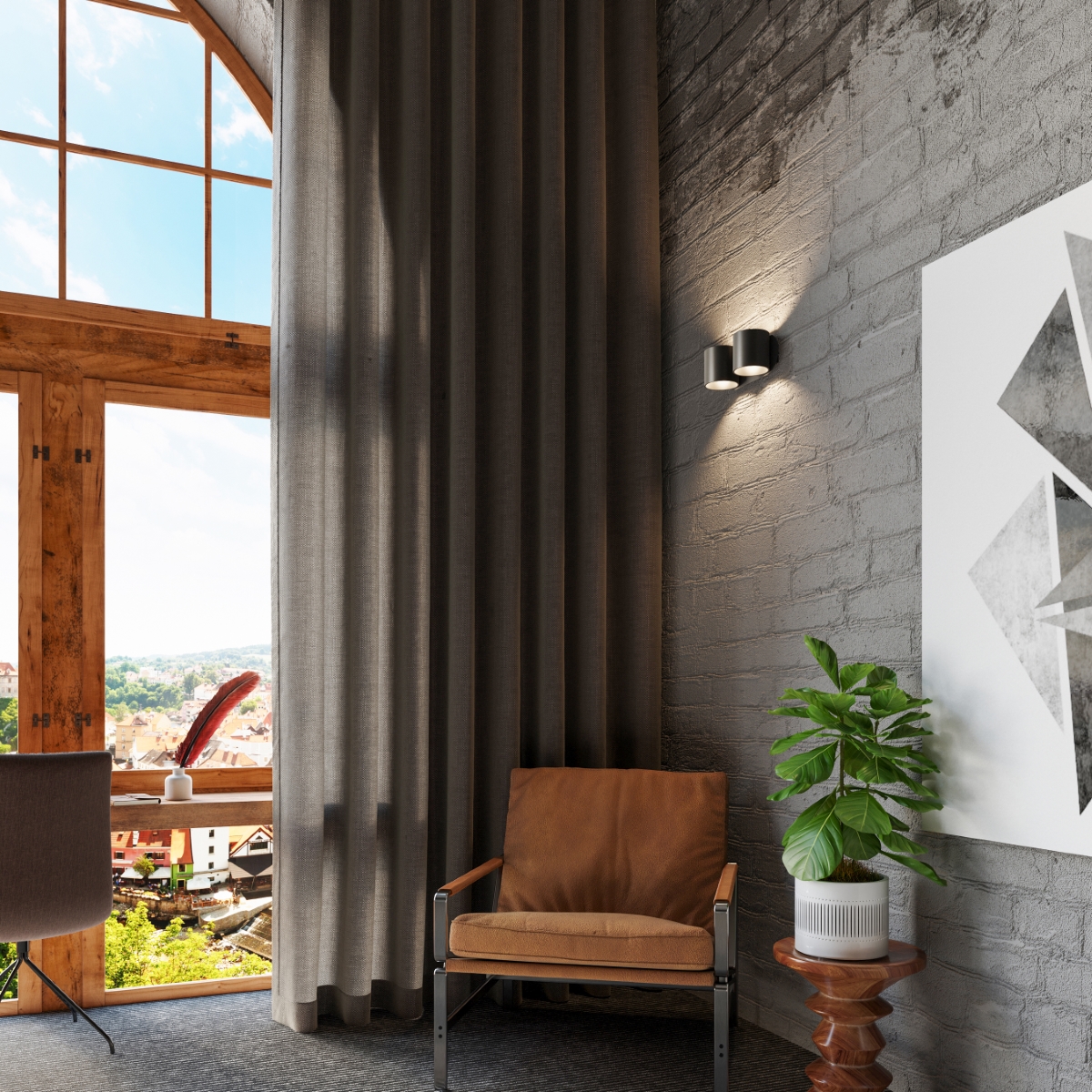 Kinkiet ORBIS 2 czarny SL.0660 - Sollux - obrazek 7