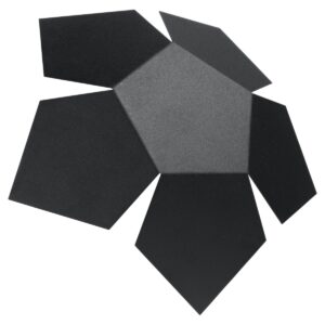 Kinkiet PENTA czarny SL.0423 - Sollux