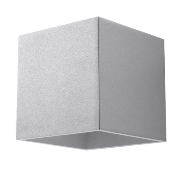 Kinkiet QUAD 1 szary SL.0058 - Sollux