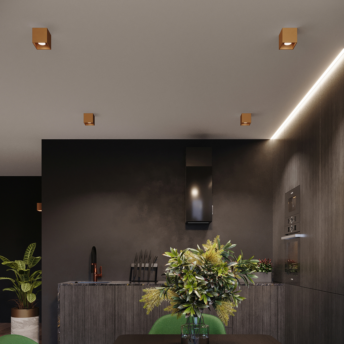 Kinkiet QUAD 1 złoty SL.1183 - Sollux - obrazek 9