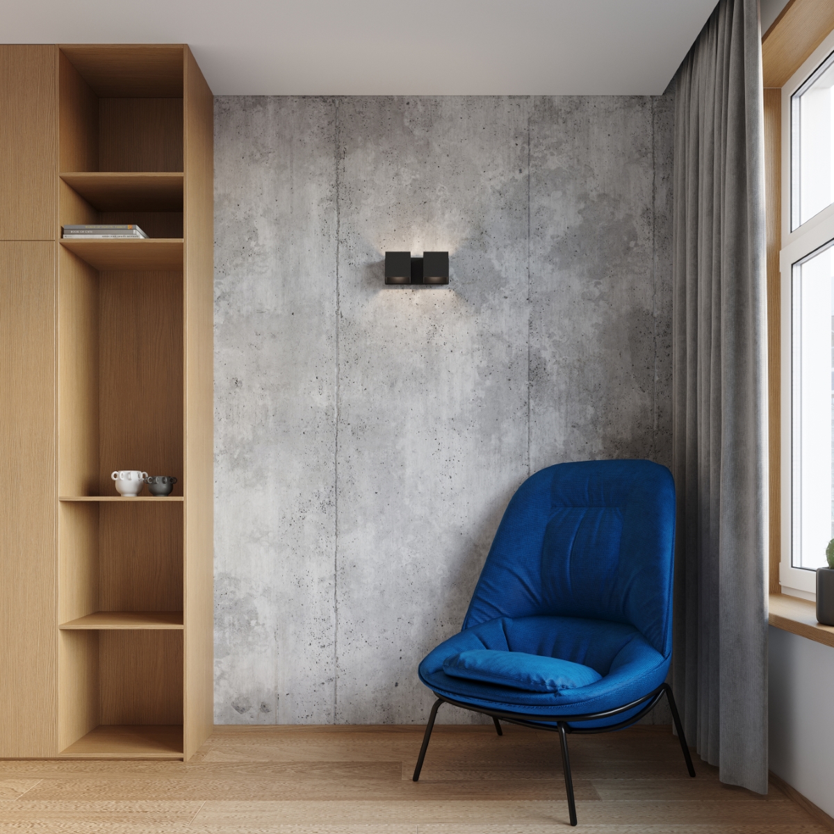 Kinkiet QUAD 2 czarny SL.0657 - Sollux - obrazek 8