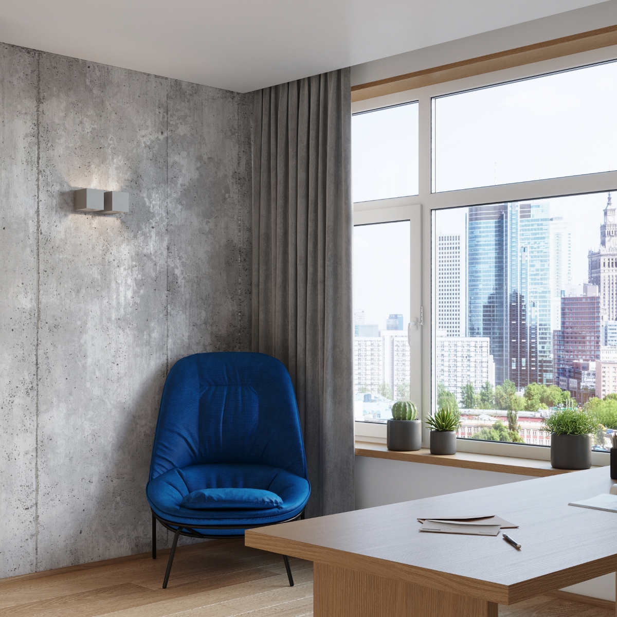 Kinkiet QUAD 2 szary SL.0658 - Sollux - obrazek 7