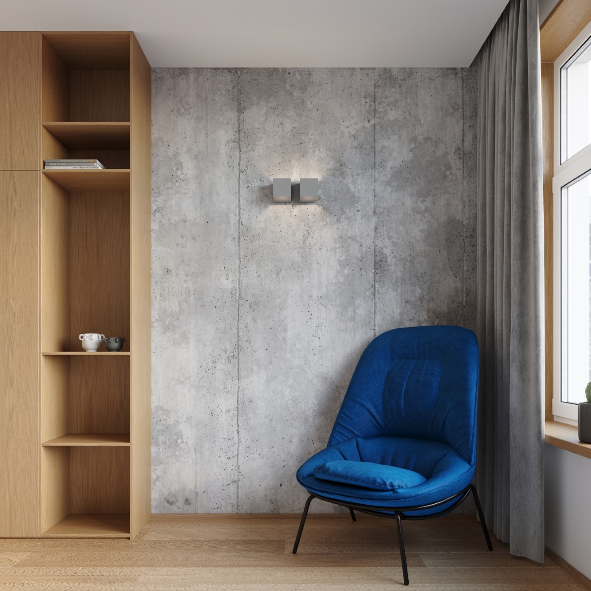 Kinkiet QUAD 2 szary SL.0658 - Sollux - obrazek 8