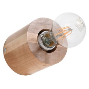 Kinkiet SALGADO naturalne drewno SL.0673 - Sollux