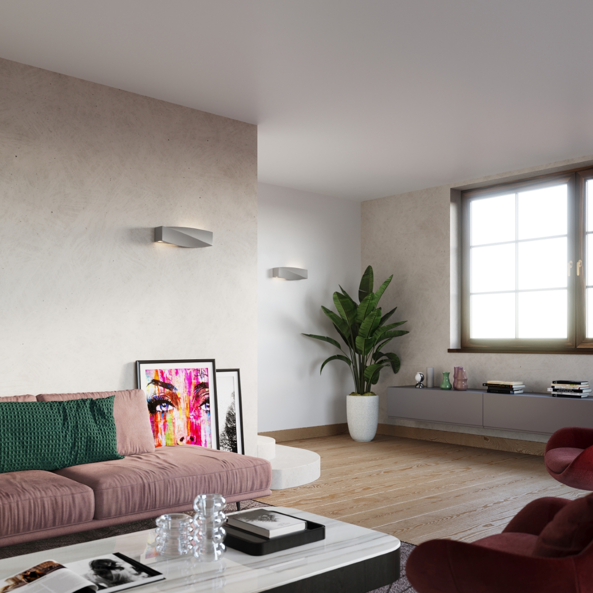 Kinkiet SIGMA szary SL.0869 - Sollux - obrazek 6