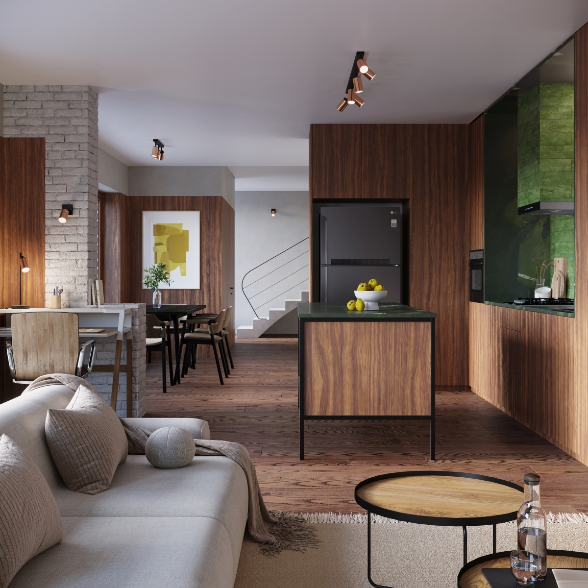 Kinkiet WINX czarny/miedź SL.1374 - Sollux - obrazek 12