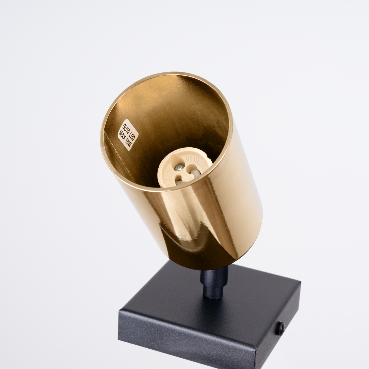 Kinkiet WINX czarny/złoty SL.1382 - Sollux - obrazek 5