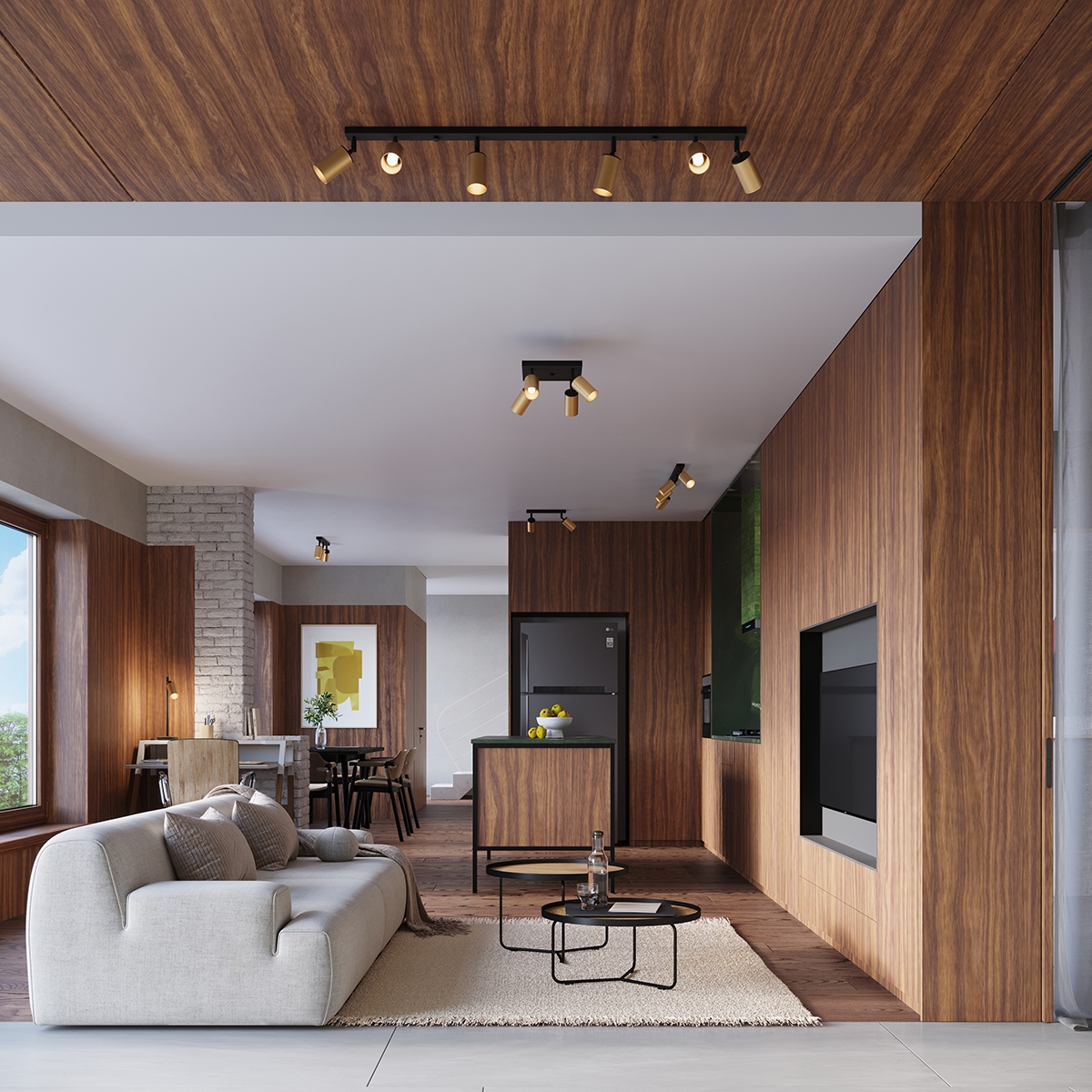 Kinkiet WINX czarny/złoty SL.1382 - Sollux - obrazek 12