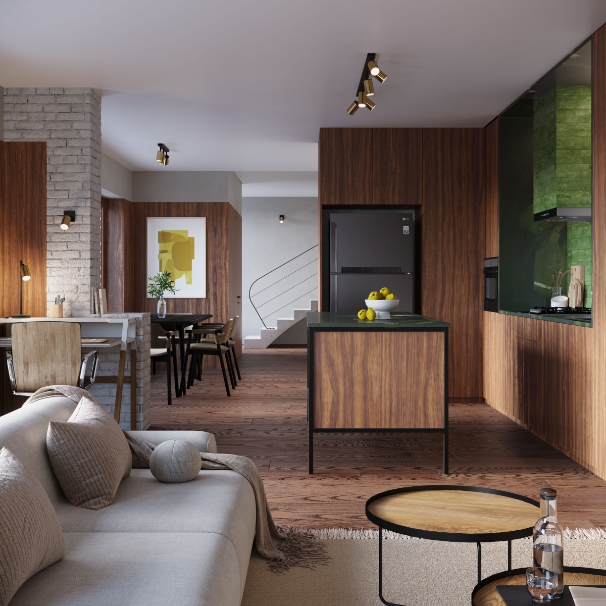 Kinkiet WINX czarny/złoty SL.1382 - Sollux - obrazek 13