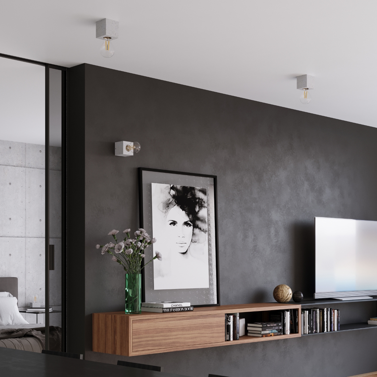 Lampa biurkowa ARIZ beton SL.0683 - Sollux - obrazek 6