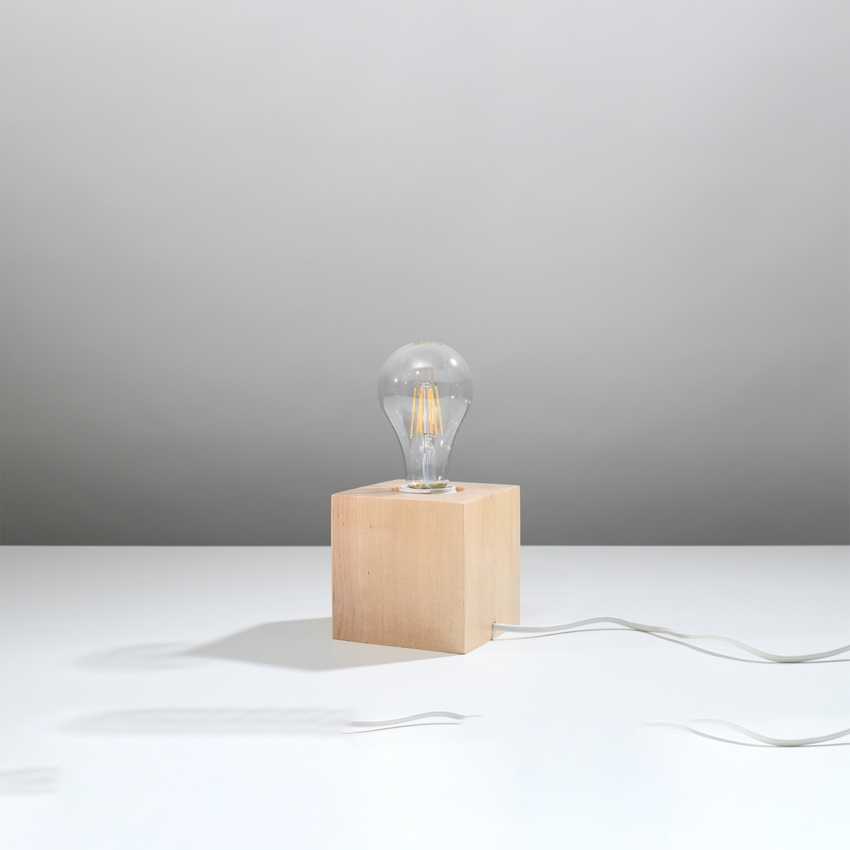 Lampa biurkowa ARIZ naturalne drewno SL.0677 - Sollux - obrazek 2