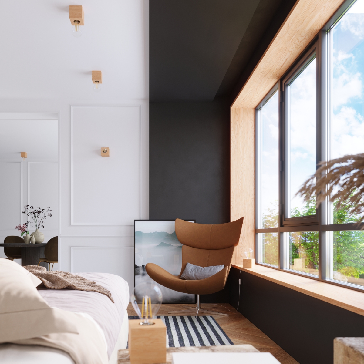 Lampa biurkowa ARIZ naturalne drewno SL.0677 - Sollux - obrazek 6