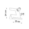 Lampa biurkowa INCLINE czarna SL.0669 - Sollux - obrazek 4