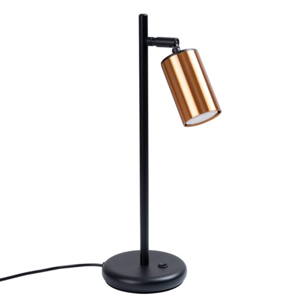Lampa biurkowa WINX czarny/miedź SL.1381 - Sollux