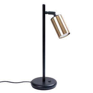 Lampa biurkowa WINX czarny/złoty SL.1389 - Sollux