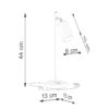 Lampa biurkowa WINX czarny/złoty SL.1389 - Sollux - obrazek 7